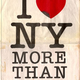 A picture of the Daily News front page with Milton Glaser's I Heart NY MORE THAN EVER poster, after September 11, 2001